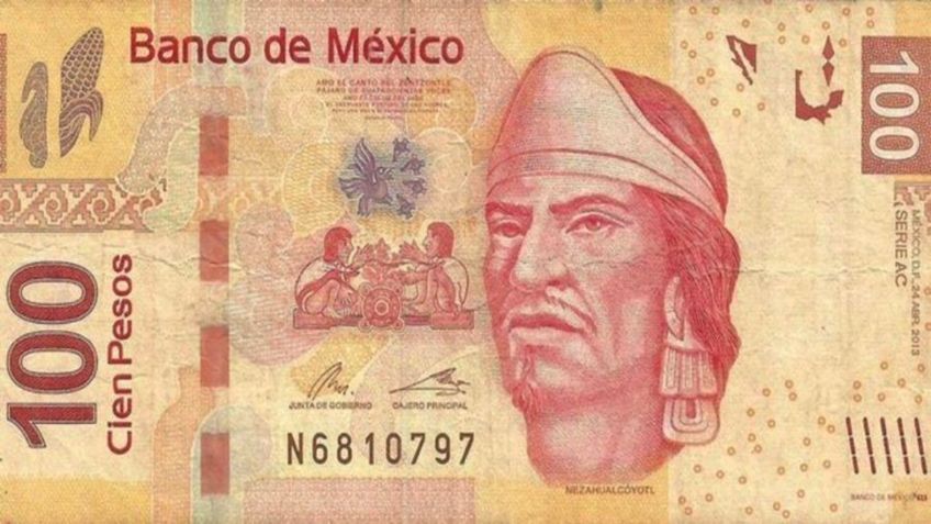 Este es el billete ESPECIAL de 100 pesos que se vende por más de 15 MIL; por esta razón