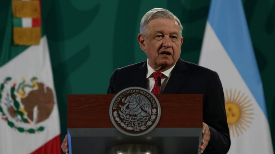 El presidente López Obrador desde la conferencia matutina. Foto: Yadin Xolalpa