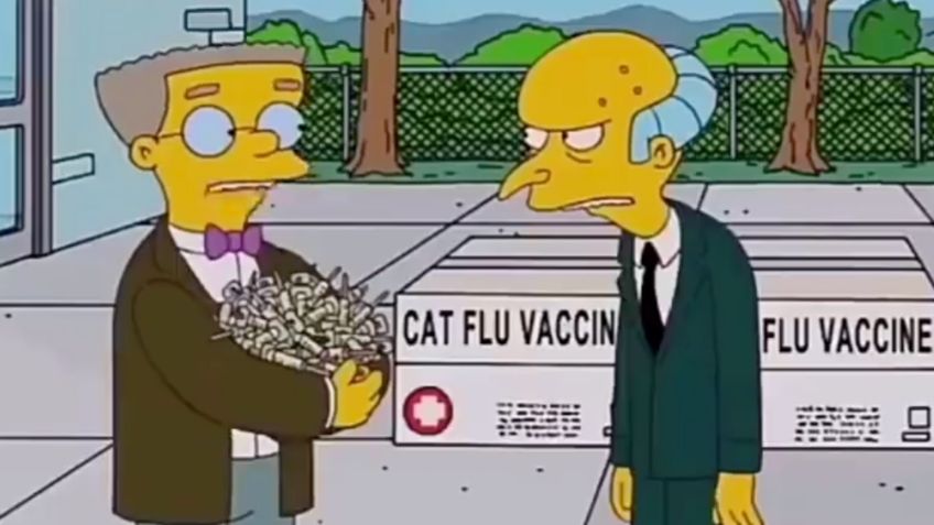 Los Simpson predijeron el escándalo de la vacunación VIP contra el Covid-19