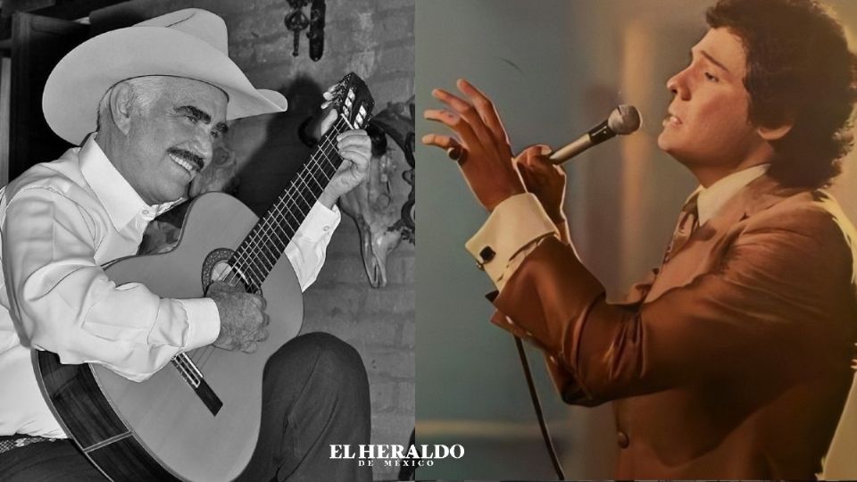 Vicente Fernández y José José a dueto. Foto: Ig