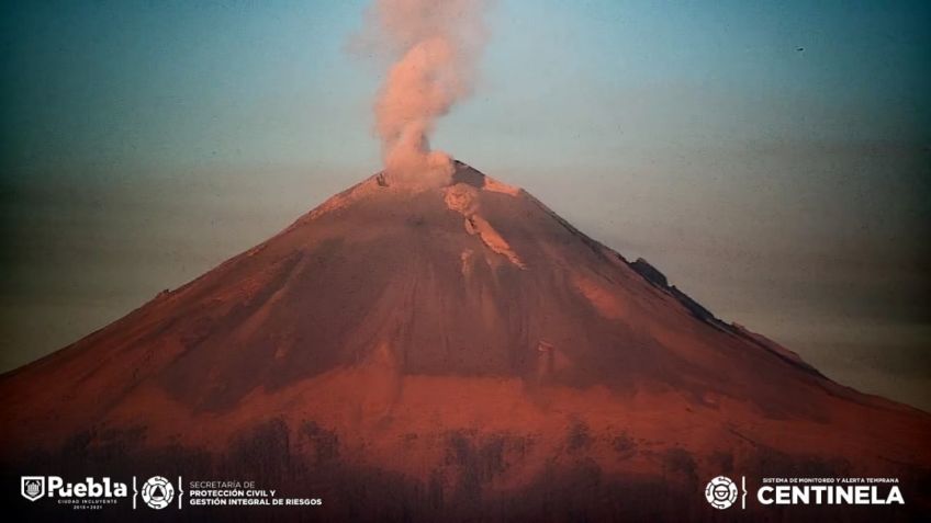 Volcán Popocatépetl: Se registra caída de ceniza en Puebla, CDMX y Edomex