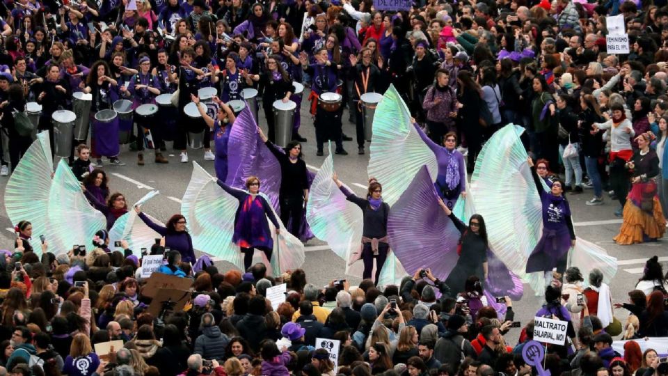 El gobierno de Madrid impuso restricciones para las concentraciones del 8M que conmemoran el Día Internacional de la Mujer.