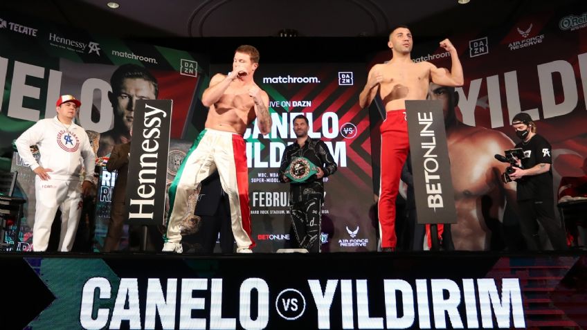 ¡Todo listo para la pelea! CANELO Álvarez y Avni Yildirim superaron la BÁSCULA