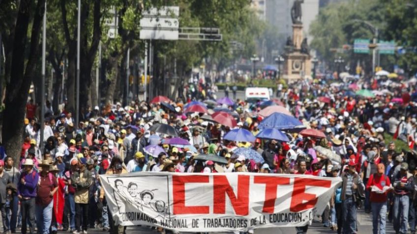 Reporte Vial CDMX: Marcha CNTE rumbo al Zócalo