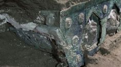 ¡INCREÍBLE! Hallan LUJOSO carro de ceremonias cubierto en lava volcánica en Pompeya