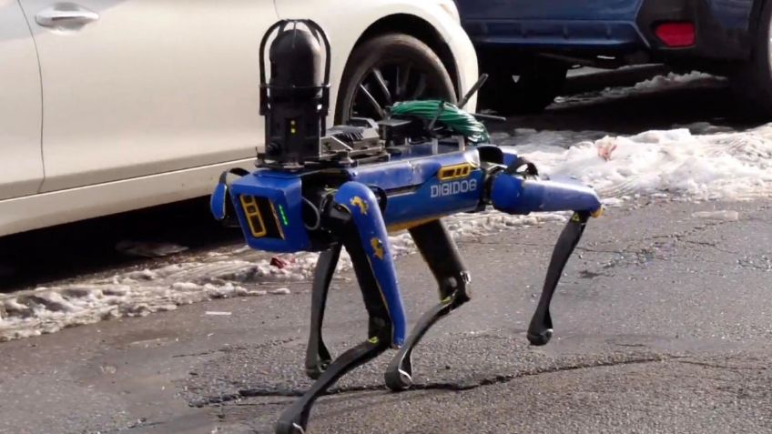 Perro robot es el nuevo policía encargado de patrullar las calles más peligrosas de Nueva York