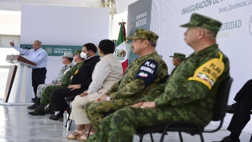 Fortalecerán presencia de fuerzas armadas en Zacatecas, asegura AMLO