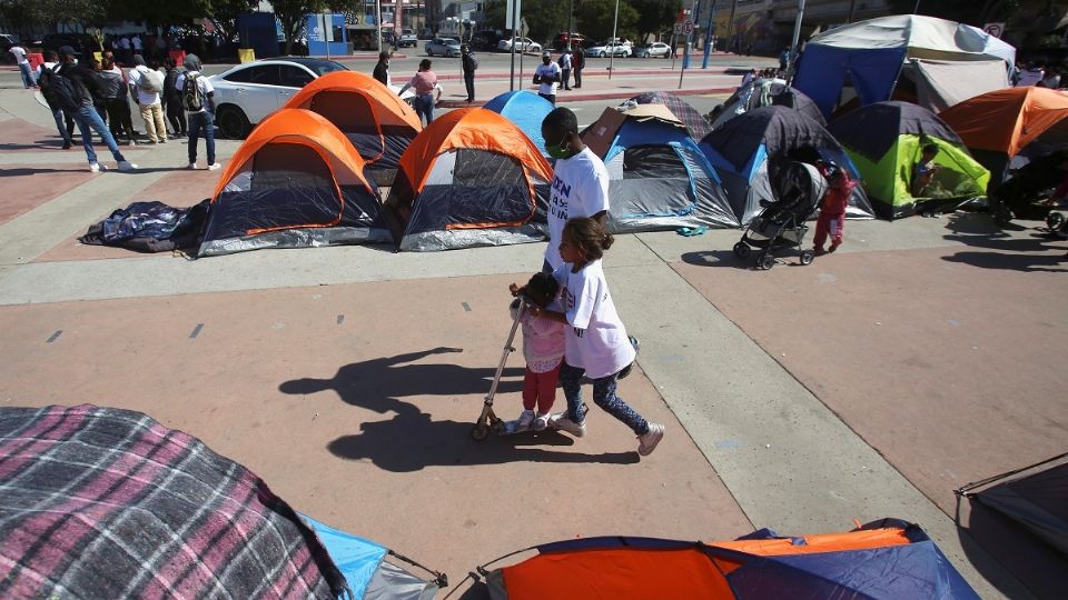 El campamento de migrantes en Matamoros llegará a su fin la próxima semana. Foto: Reuters