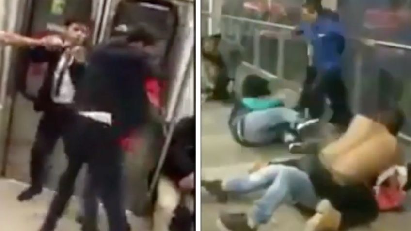 ¡Agárrate “Canelo”! Estas son las peleas más impresionantes ocurridas en el Metro de la CDMX