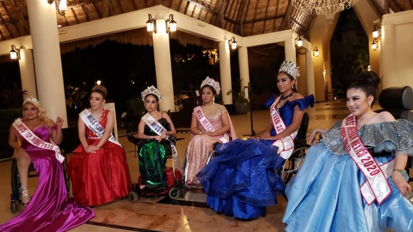 Rebeca Montaño, representante oaxaqueña, gana el título "Miss Teen" en el certamen Miss WheelChair Mexico