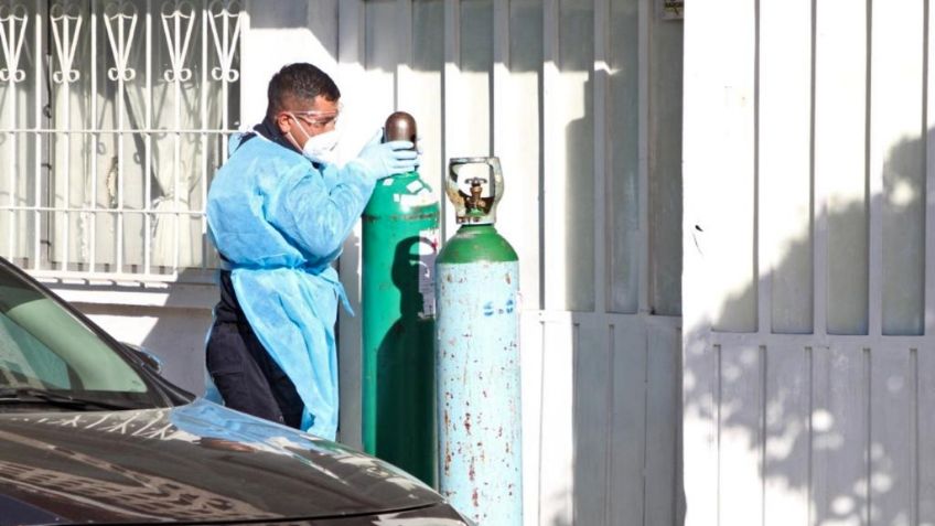 Ecatepec entrega tanques de oxígeno a domicilio a pacientes de Covid-19