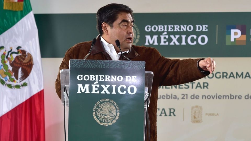 Miguel Barbosa, gobernador de Puebla, da mensaje tras detención de Mario Marín. Foto: Cuartoscuro