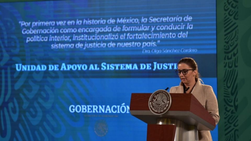 Paulina Téllez Martínez, titular de la Unidad de Apoyo al Sistema de Justicia. Foto: Daniel Ojeda