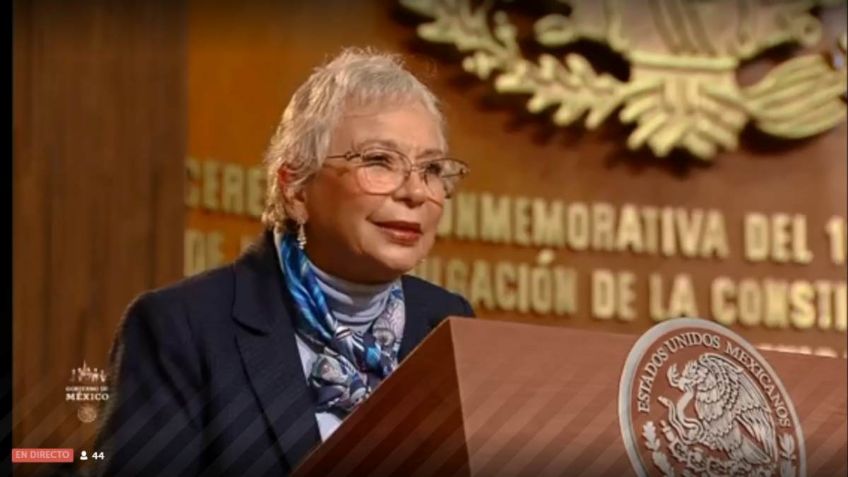 Queremos un México sin sed de justicia social: Olga Sánchez Cordero