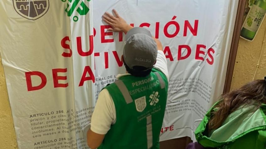 Suspenden 4 establecimientos por incumplir medidas sanitarias en CDMX