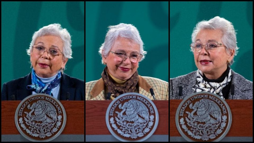 Por primera vez otra persona que no es López Obrador estuvo al frente de la conferencia por varios días. Fotos: Presidencia