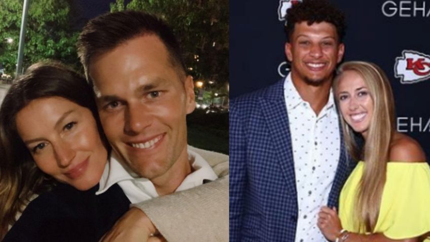 Ellas son las GUAPAS ESPOSAS de los quarterbacks Patrick Mahomes y Tom Brady