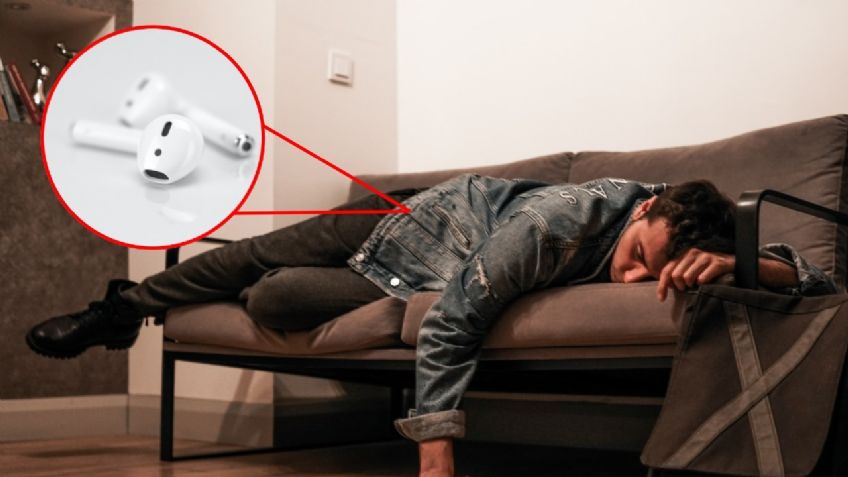 ¡Con la música por dentro! Hombre descubre que se tragó un AirPod mientras dormía