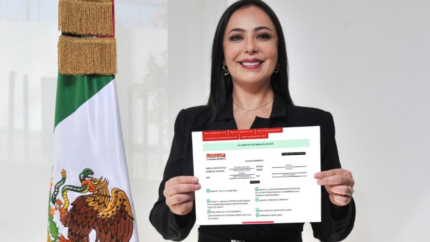 Paty Durán se registra en Morena para contender por Naucalpan