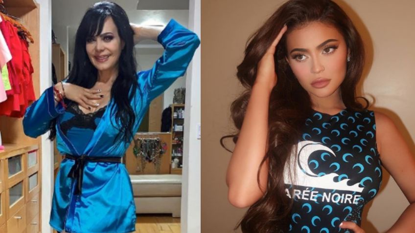 Kylie Jenner le copia microbikini azul a Maribel Guardia y no creerás quién se ve mejor