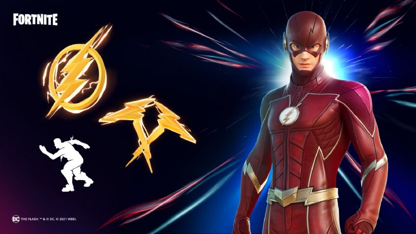 ¡Es oficial! Flash de DC llegó para unirse a la caza en Fortnite