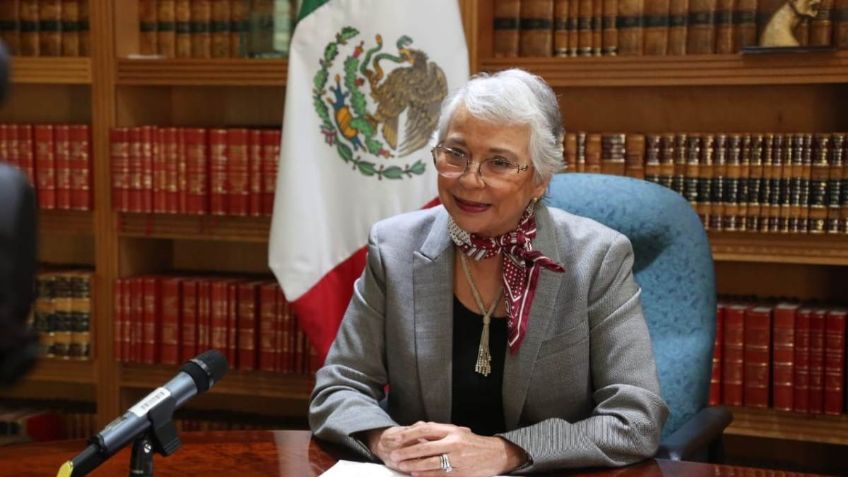 Marcha 8M: Sánchez Cordero asegura que las vallas en Palacio Nacional son para proteger a las mujeres