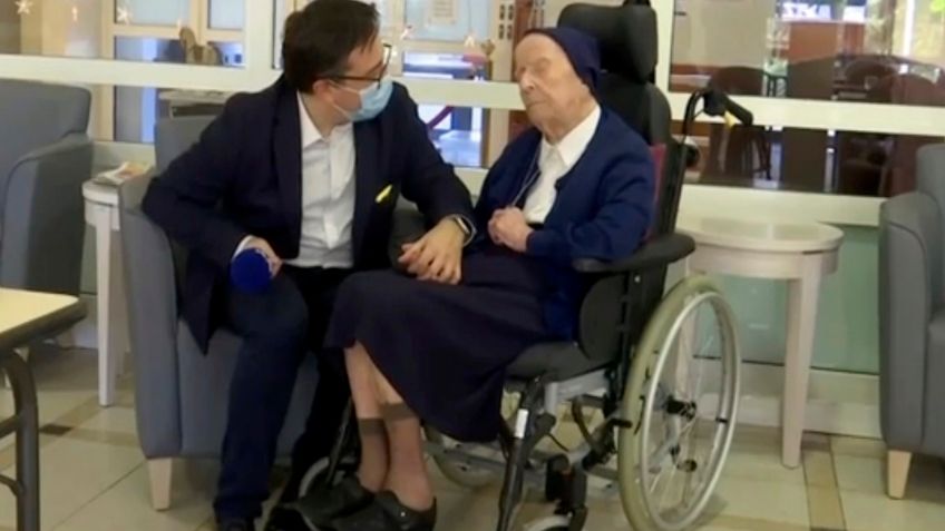 Monja de 116 años vence al Covid-19: "No me di cuenta que lo tenía"