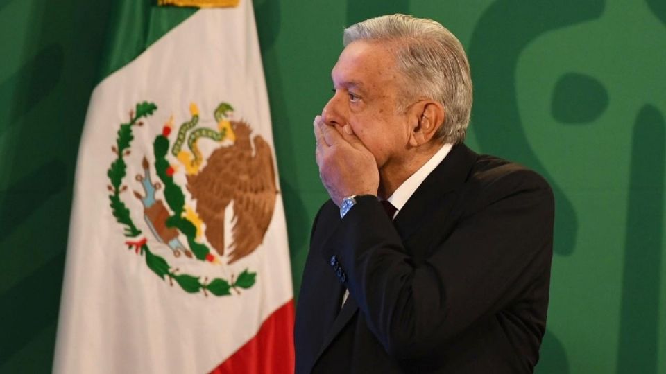 El presidente López Obrador desde la conferencia matutina. Foto: Leslie Pérez