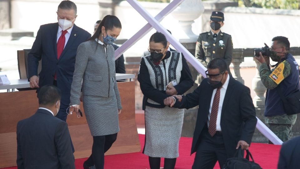 MARCHA LEAL. Sheinbaum y Rodríguez, juntas otra vez. Foto: Archivo/ CUARTOSCURO