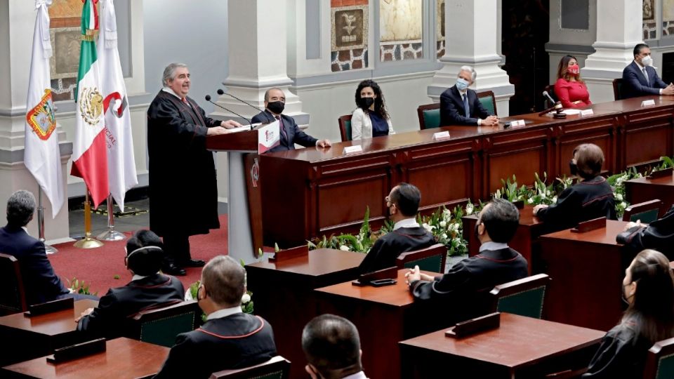 DATO. Estuvo presente Luisa María Alcalde, secretaria del Trabajo y Previsión Social del Gobierno de México. Foto: Especial