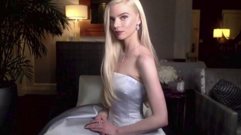 Anya Taylor-Joy derrocha SENSUALIDAD en ajustado vestido; así se preparó para los Golden Globes