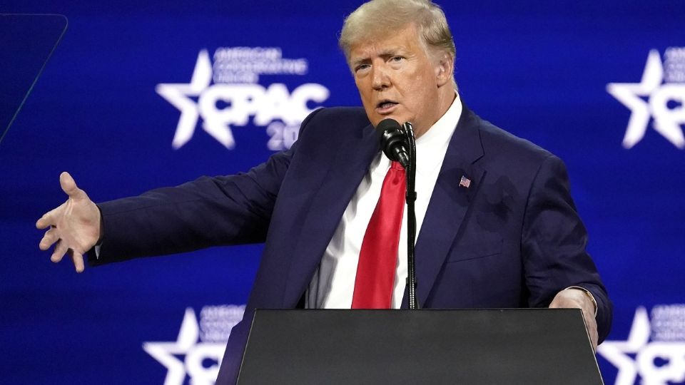 Donald Trump en la Conferencia de Acción Política Conservadora (CPAC) Foto: AP