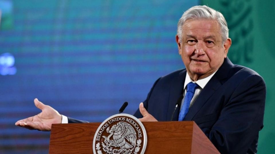 El presidente Andrés Manuel López Obrador desde Palacio Nacional. Foto: Guillermo O’Gam