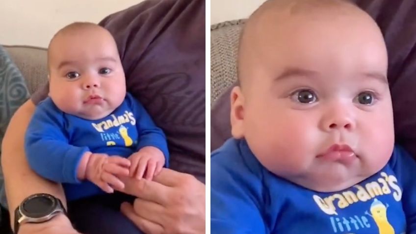 VIDEO VIRAL: Bebé enfurece al escuchar que lo comparan con Baby Yoda por su físico