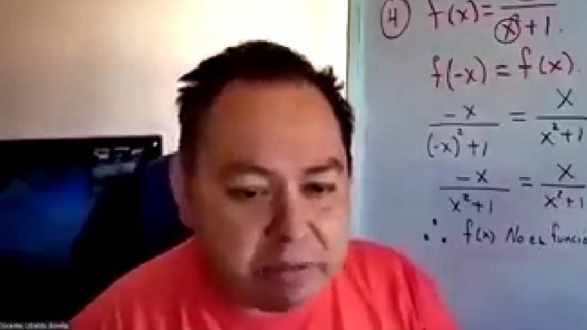 Profesor se manifiesta contra feministas durante clase en línea: "yo no le pego a mi mujer": VIDEO