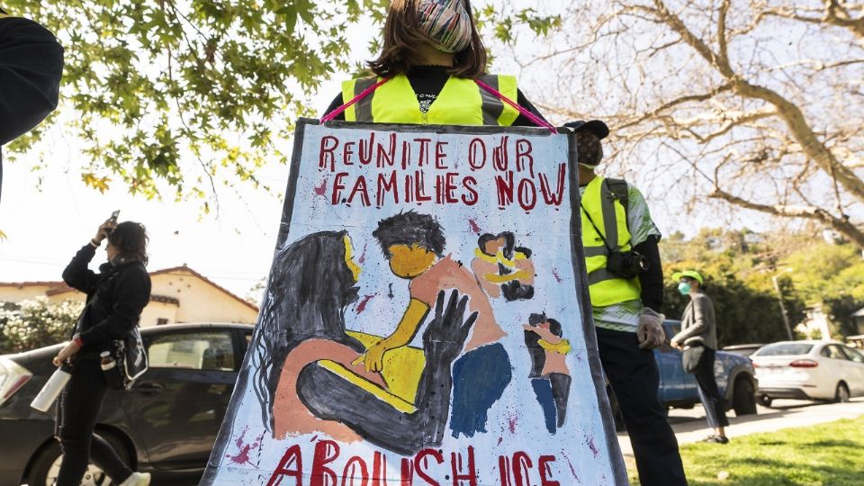 Protestas por políticas migratorias. Foto: AP