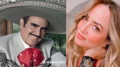 Vicente Fernández y Andrea Legarreta; la vez que el charro le dio serenata al oído: VIDEO