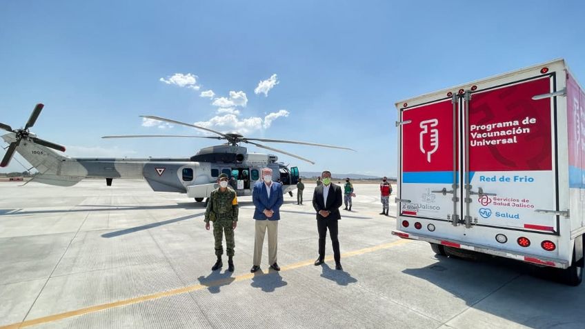 Llegan vacunas a Jalisco, serán destinadas al municipio de Tonalá