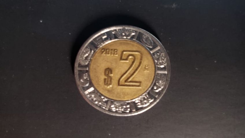 ¿Tienes esta moneda de 2 pesos? Puedes venderla en mil 500 pesos por estos valiosos detalles