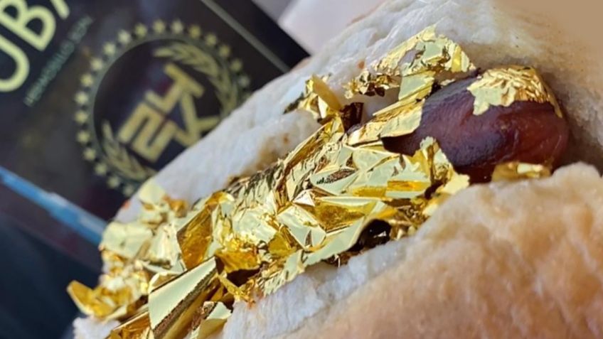 VIDEO: ¡Crean en Hermosillo un Hot Dog con oro! ¿Cuánto cuesta este manjar?