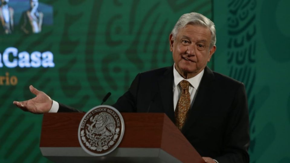 El presidente López Obrador desde la conferencia matutina. Foto: Yadin Xolalpa