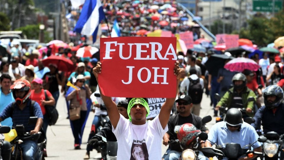 Protestas en Honduras. Foto: Especial.