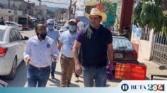 Adrián Esper Cárdenas visitó Axtla, Matlapa y Tamazunchale; recorrió calles y mercados