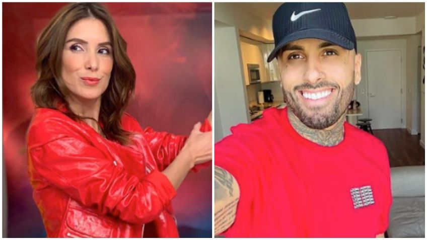 Andrea Escalona le dice a Nicky Jam que "no tiene nada que hacer" luego de tatuarse la boca