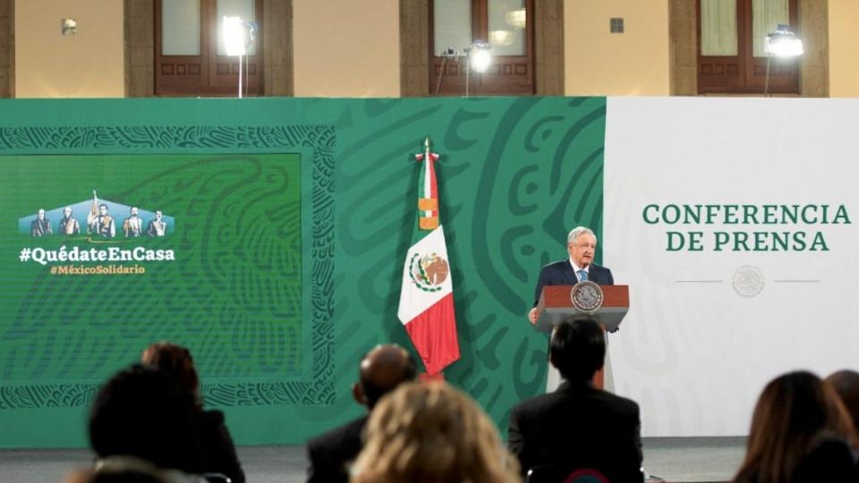 El presidente López Obrador desde La Mañanera. Foto: Presidencia