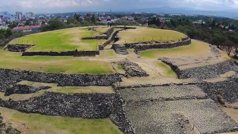 La zona arqueológica de Cuicuilco. Foto: Especial