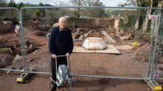 Hombre descubre restos de palacio medieval del siglo XIII debajo de su jardín