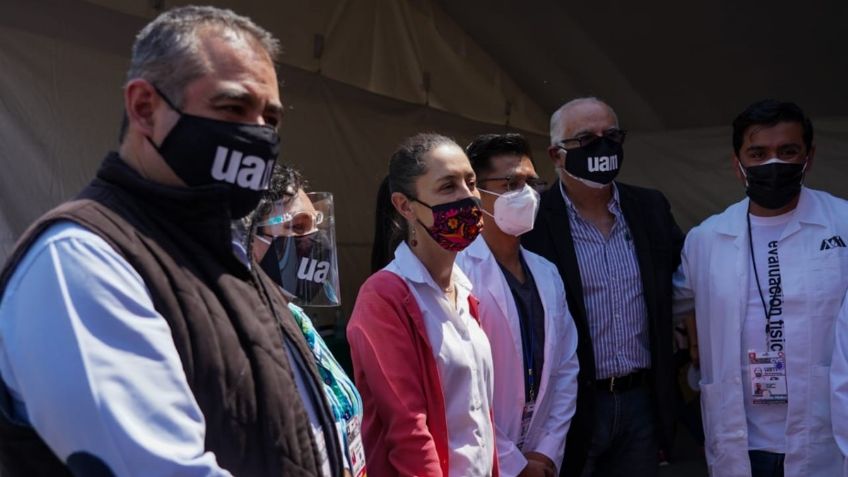 Sheinbaum supervisa jornada de vacunación contra Covid-19 en Azcapotzalco