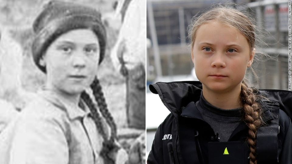 Greta Thunberg y otras celebridades famosas podrían ser viajeros en el tiempo. Foto: Especial