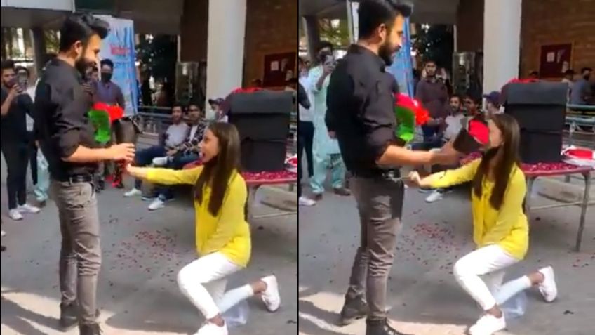 VIDEO VIRAL: Joven pakistani le pide matrimonio a su novio y ambos son expulsados de su universidad